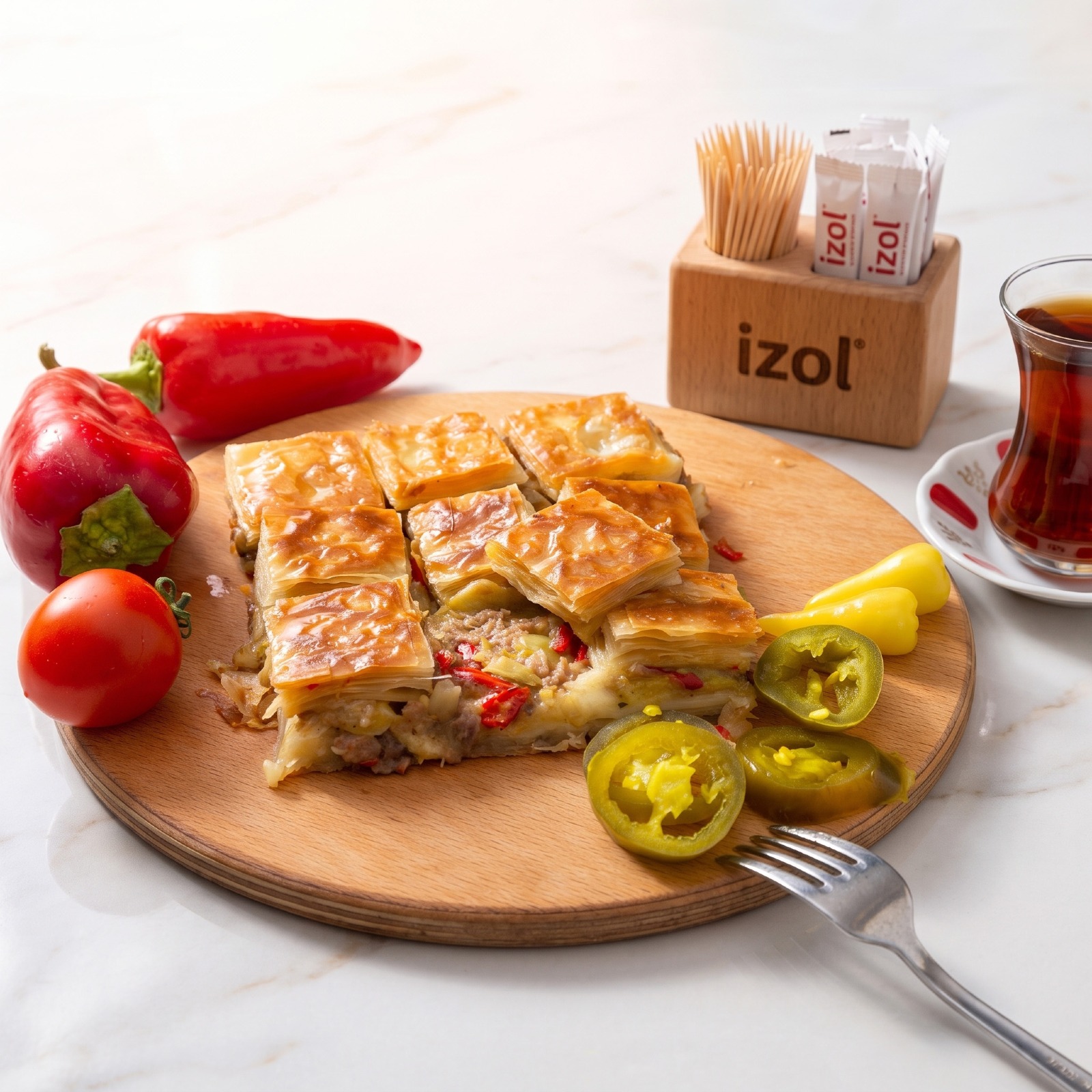 KÖZ PATLICANLI SU BÖREĞİ