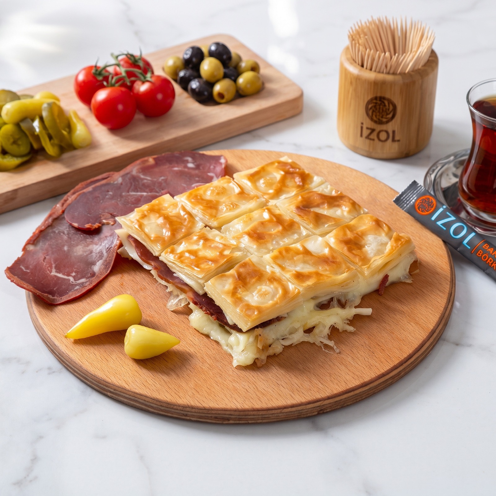 PASTIRMALI  SU BÖREĞİ